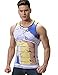 Red Plume Men's 3D Compression Shirt Skin Tight Anime Printing Vest …