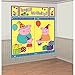 Peppa Pig Kids Party Scene Setter Wall Decorations Kit - Kids Birthday and Party Supplies Decoration