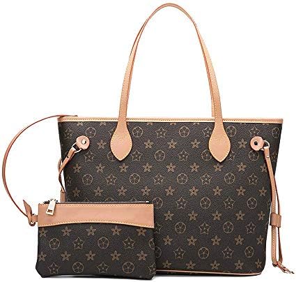 Olyphy Designer Leather Tote Bags Set for women, Fashion PU Tote Handbags Purse, Top Handle Shoulder Bags