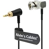 Alvin's Cables 3.5mm TRS to BNC Timecode Cable for Canon C70 for Sony F55 FX9, Zaxcom, Zoom F4| F8| F8n from Deity Timecode Generator Box 50CM|19.7inches