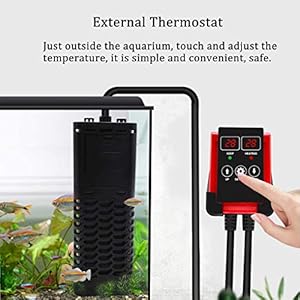 Knoijijuo Sommergibili Acquario riscaldatore, elettronico di Temperatura costante Fish Tank Heater con Display Digitale… Knoijijuo Knoijijuo Sommergibili Acquario riscaldatore, elettronico di Temperatura costante Fish Tank Heater con Display Digitale…
