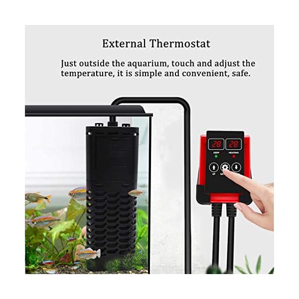 Knoijijuo Sommergibili Acquario riscaldatore, elettronico di Temperatura costante Fish Tank Heater con Display Digitale… Knoijijuo Knoijijuo Sommergibili Acquario riscaldatore, elettronico di Temperatura costante Fish Tank Heater con Display Digitale…