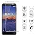 (2 Pack) 3.1, 3.1 A, 3.1 C Tempered Glass Screen Protector, 2.5D Arc Edges 9 Hardness HD Anti-Scratch Bubble-Free (NoOrzero Compatible for Nokiat full coverage due to curved edge)