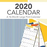 Large Print 2020 Wall Calendar by 
