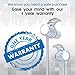 Bluephonic Bluetooth Headphones - Magnetic Wireless Earbuds w/Microphone | Impeccable HD Sound | Sports Running & Gym Workout Noise Cancelling Headset | Fit in Ear Sweatproof Earphones | 8 Hour Play