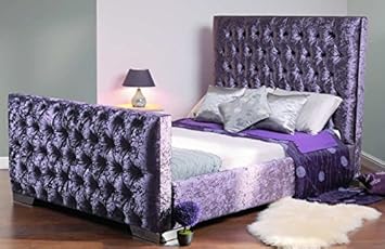 Sweet Dreams Vibe Surround Sound Stoff Bett Rahmen Crushed