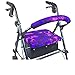 Crutcheze Purple Tribal Rollator Walker Seat and Backrest Covers Designer Fashion Accessories Made in USA