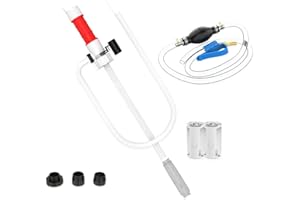 S&L-Winyer Battery Fuel Transfer Pump Liquid Transfer Pump Gasoline Transfer Pump Gas Pump Electric Pump Siphon Pump,Motorized and Manual Combinations