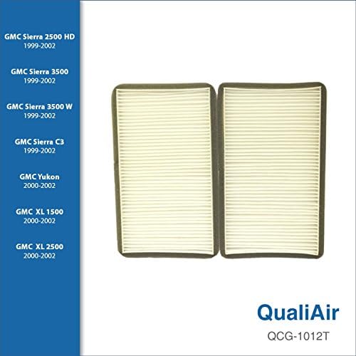 QualiAir QCG-1012T, Cabin Air Filter for GMC (1Pack)