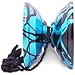 Sidekick Yoyo Pro Light Blue & Black Reverse Splashes Responsive Professional Yo-Yo