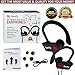 Wireless Headphones, Bluetooth Headphones, IPX7, Sweatproof, Waterproof Earbuds, Noise Canceling, Stereo Earbuds, W/Mic, Secures over the ear for, running, Gym, workout, up to 8 Hour Batterythumb 1