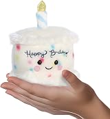 Aurora Palm Pals Happy Birthday Cake 5in Soft Toy White view 5