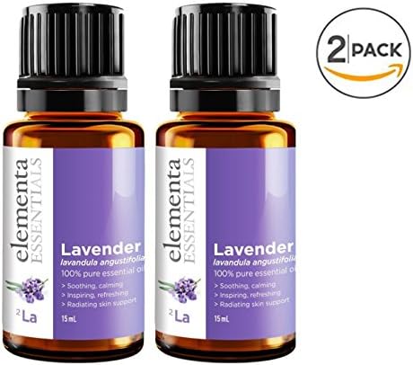 Lavender Essential Oil - 2 pack 100% Pure Therapeutic Grade 15ml (Comparable to DoTerra and Young Living) For Rest Personal Care and Household Use
