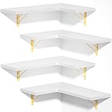 Love-KANKEI Corner Shelf Wall Mounted,Floating Wall
