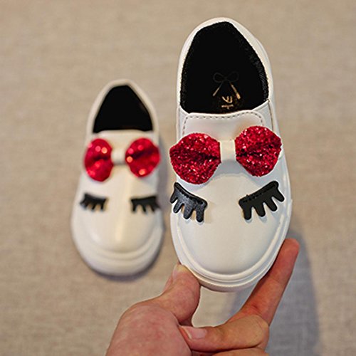 Children Shoes Girls,Fashion Baby Bowknot Sneaker Casual Shoes By Orangeskycn (5-5.5(29), White)