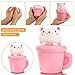Jumbo Slow Rising Squishies Charms Kawaii Squishies Cream Scented Toys For Kids and Adults (White)