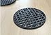 Chris.W 50Pcs Flower Pot Hole Mesh Pad - 4.5cm Diameter Bottom Grid Mat - Prevent Soil Loss Breathable Gasket - Drainage Netting for Bonsai