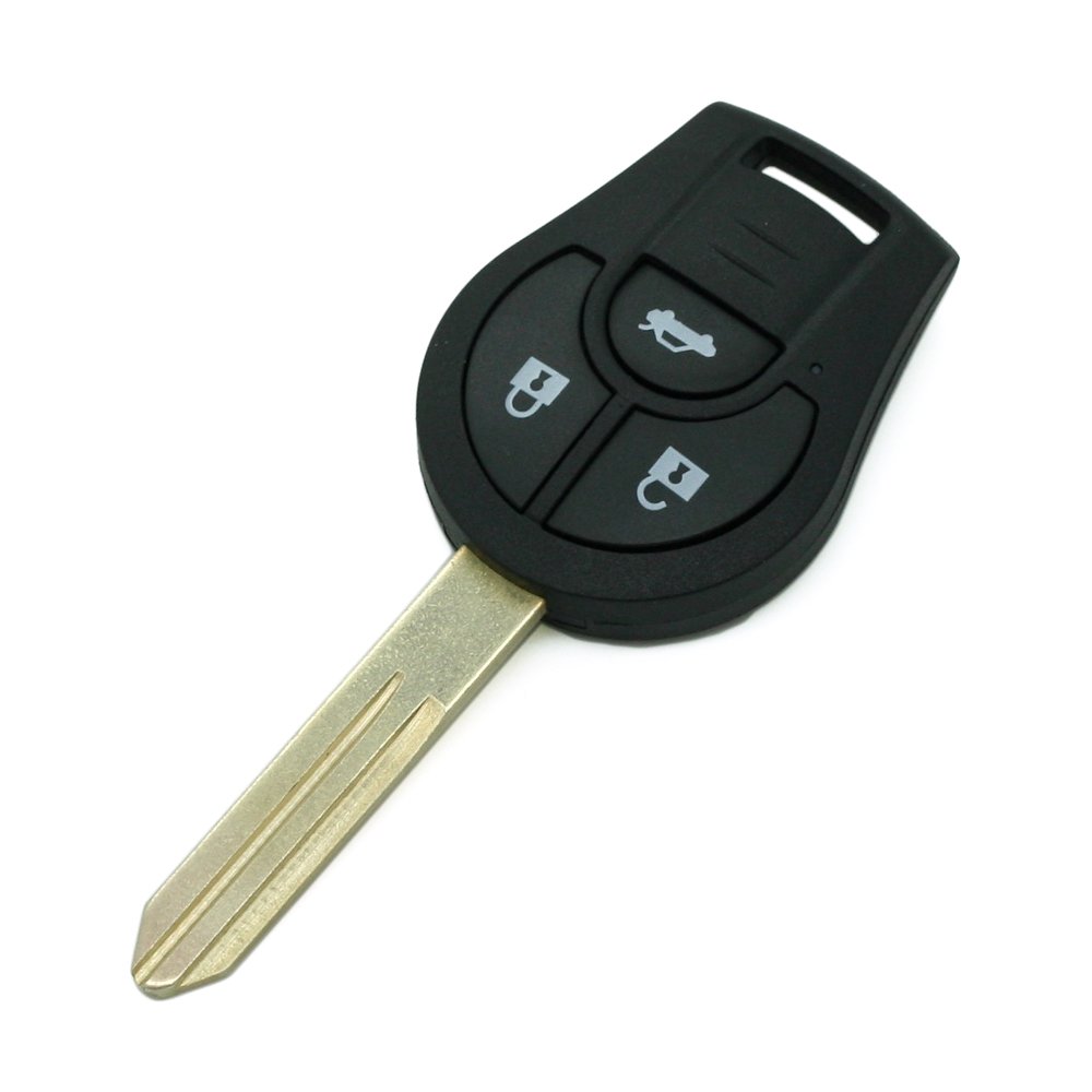 BROVACS Replacement Key Shell Compatible with NISSAN 3 Button Keyless Entry Remote Key Case Fob PG510B