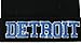 Classic Cuff Beanie Hat Black Cuffed Football Winter Skully Hat Knit Toque Cap (Detroit)