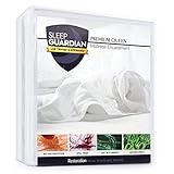 Sleep Guardian Premium Queen Mattress Encasement - Lab Tested Waterproof, Bed Bug Proof, Hypoallergenic Zippered Encasement - Protects from Bed Bugs, Dust Mites & Fluids