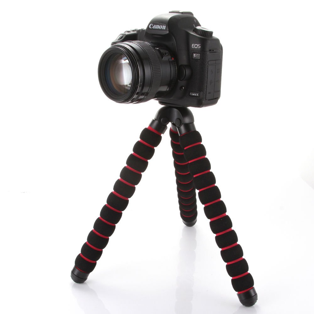 Fotga Octopus Flexible Portable Tripod Stand Gorillapod 1/4'' 3/8'' Screw Mounting for Camera Digital DV Canon Nikon Pentax Olympus Panasonic Gopro Action Camera DSLR Large Size