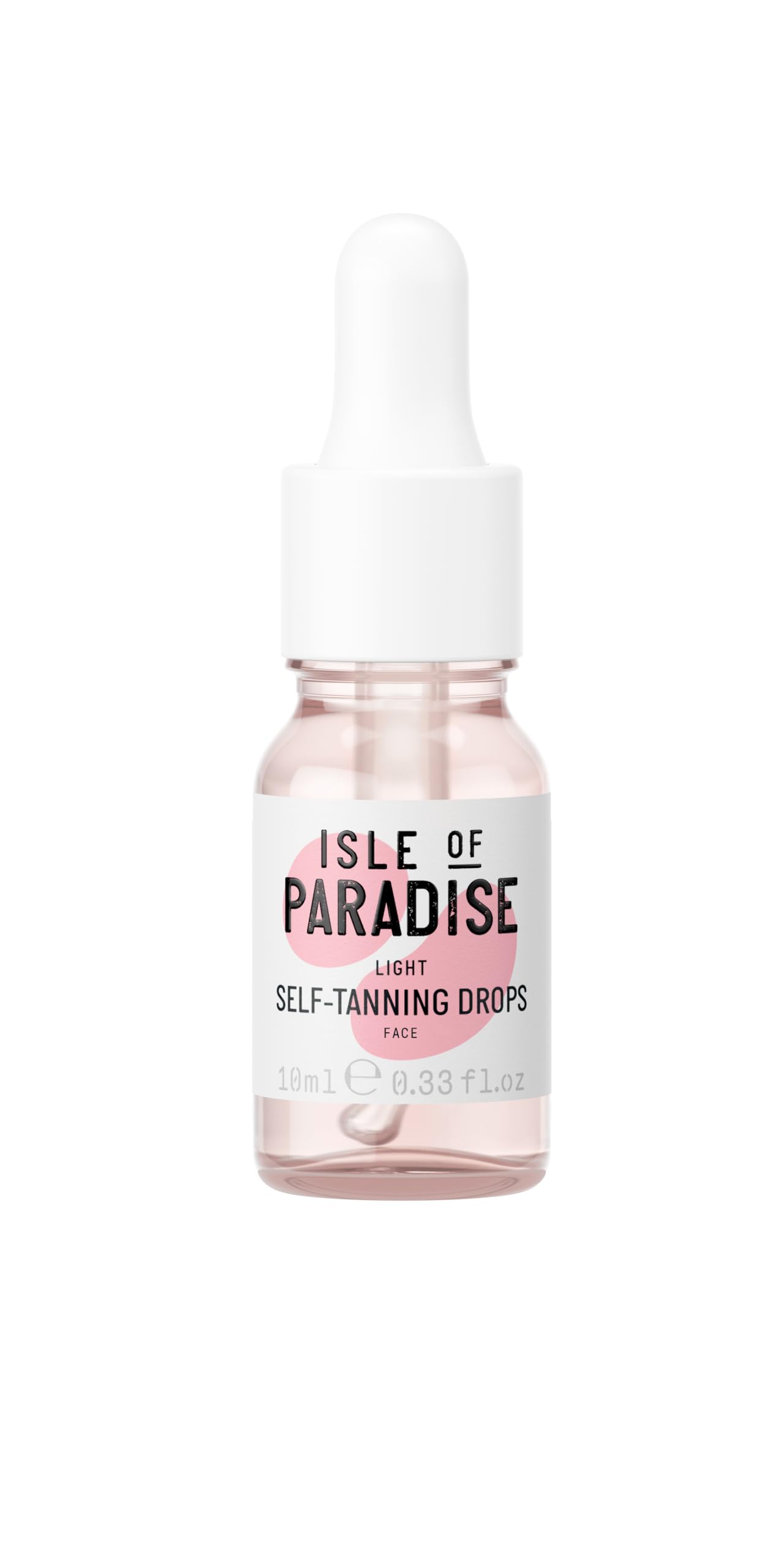 Isle of Paradise Self Tanning Face Drops Light (10 ml) Add Self Tanning Drops to Skin Care Natural Ingredients & Vegan