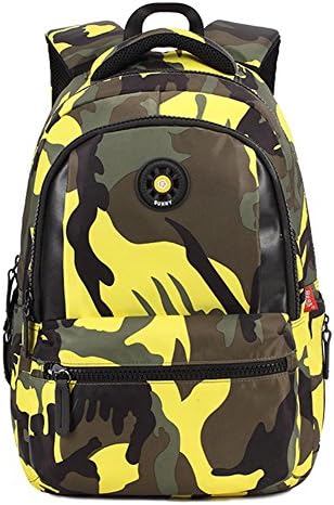 Pupils schoolbag tide 1-3-5 grade camouflage schoolbag Children's burden schoolbag ultralight waterproof