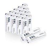 EBL 16-Counts AA Batteries 1.5V Lithium - Ultra fit Mouse, Toys, Digital Cameras