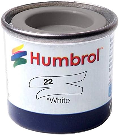 HumbrolAA0240 Gloss White Enamel Paint, No 22 - 14ml