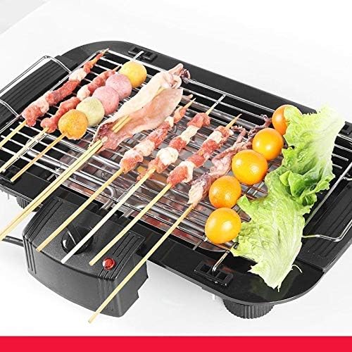 review Nologo Barbecue Home Electric Oven smokeless Barbecue Grill Outdoor Carbon Barbecue Machine (Size : Small Single Oven (Without Oil Tray))