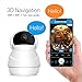 Indoor Camera, Nanny Cam, Wireless IP Camera, WiFi 1080P HD Home Security Camera with Two Way Audio and Video, Night Vision Pet/Dog/Cat/Elder/Baby Monitor, Pan/Tilt/Zoom Function