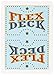 Flex Deck All in One Games Playing Cards White Box, 4 Color Border, Double Nine Dominoes, Letter Games, Unique Card Games for Families, Travelers, Campers, Educators and Others.