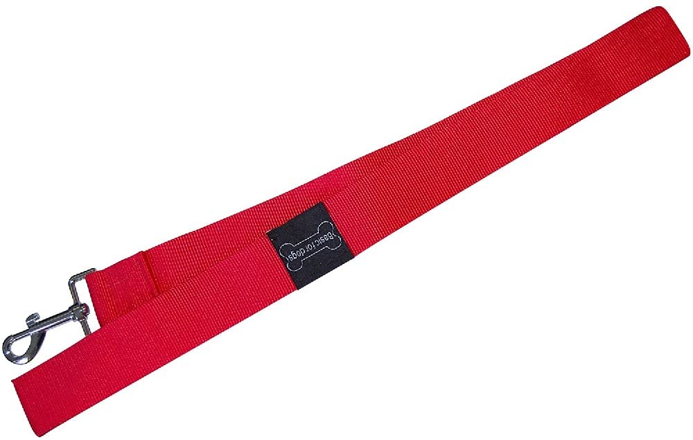 Wouapy Basic Line 3 Positions Lead for Dog, 25 mm/2 m, Red
