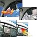 Qiyun 0.8W Solar Powered Car Auto Cooler Ventilation Fan Automobile Air Vent Exhaust Heat Fan with Rubber Strip