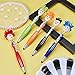 10 Pieces Mop Topper Pens Screen Cleaner Stylus Pens 3-in-1 Stylus Pen Duster for Kids and Adults