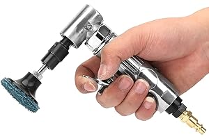Tyenaza Air Grinder Die Grinder, Angle Die Grinder Pneumatic Industrial Grade 90 Degrees Air Angle Grinder with 2inch Grindin