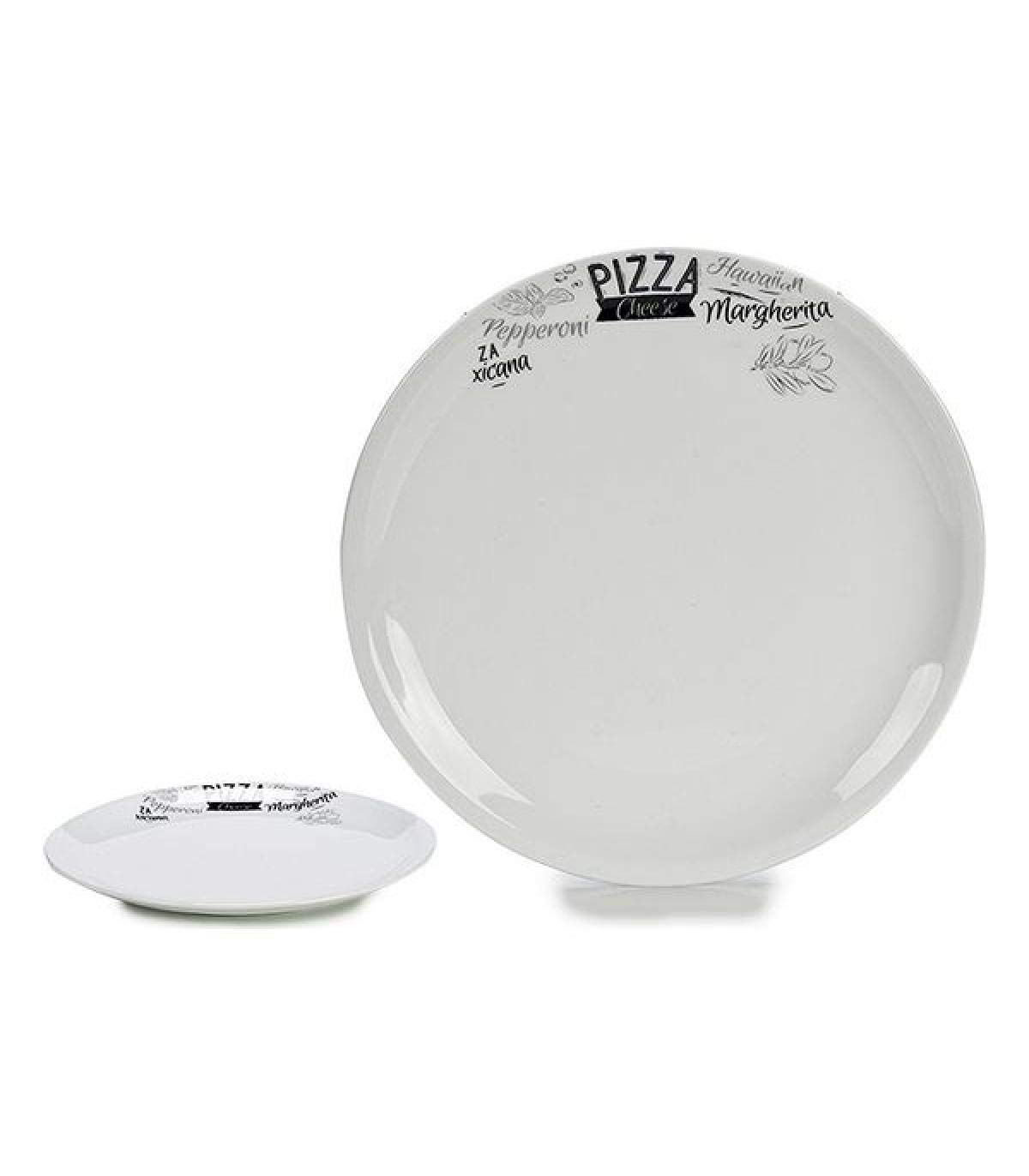 Bigbuy Home S3604368 Porcelain Plate, Diameter 30 cm