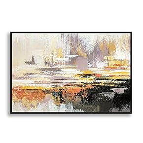 Framed Canvas Wall Art for Living Room, Bedroom Abstract Impression Canvas Prints for Home Decoration Ready to Hanging - 16x24 inches