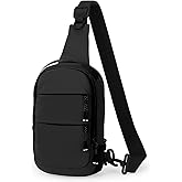 Collsants Small Crossbody Bags for Men Women Mini Sling Bag Lightweight Chest Bag for Hiking Travel Sports