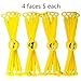 MelonBoat Emoji Rubber Wristband Bracelet for Kids, Set of 20, 4 Designs Value Pack