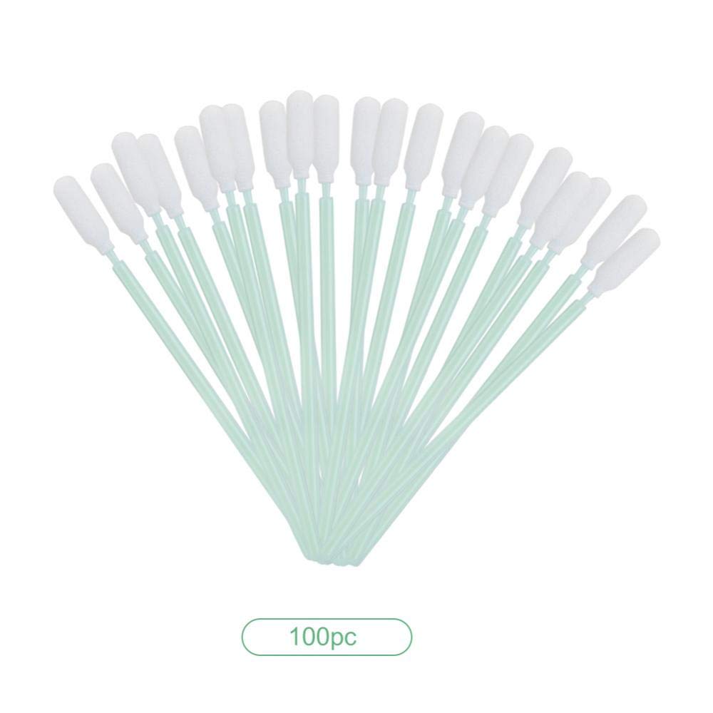 Vbestlife 100pcs Anti-static Foam Cleaning Swabs Round Tip Stick For Printer/Disk/Lens