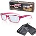 3D Movie Glasses for Children - High Quality - pink / transparent - Passive Circularly Polarized - For Reald 3D Cinema and Passive 3D Tvs Such As Lg 