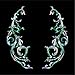 Jockomo Gothic Vine MX Symmetrical Set Perfect for Guitars and Bass Pickguard Inlay Sticker