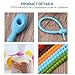 Tangser Colorful All-Purpose Silicone Ties, Multi-use Smart tie, Bag Clip, Bread Tie, Food Saver, Reusable Rubber Twist Tie, Cable Ties, Household Snake Ties (12 Pcs)