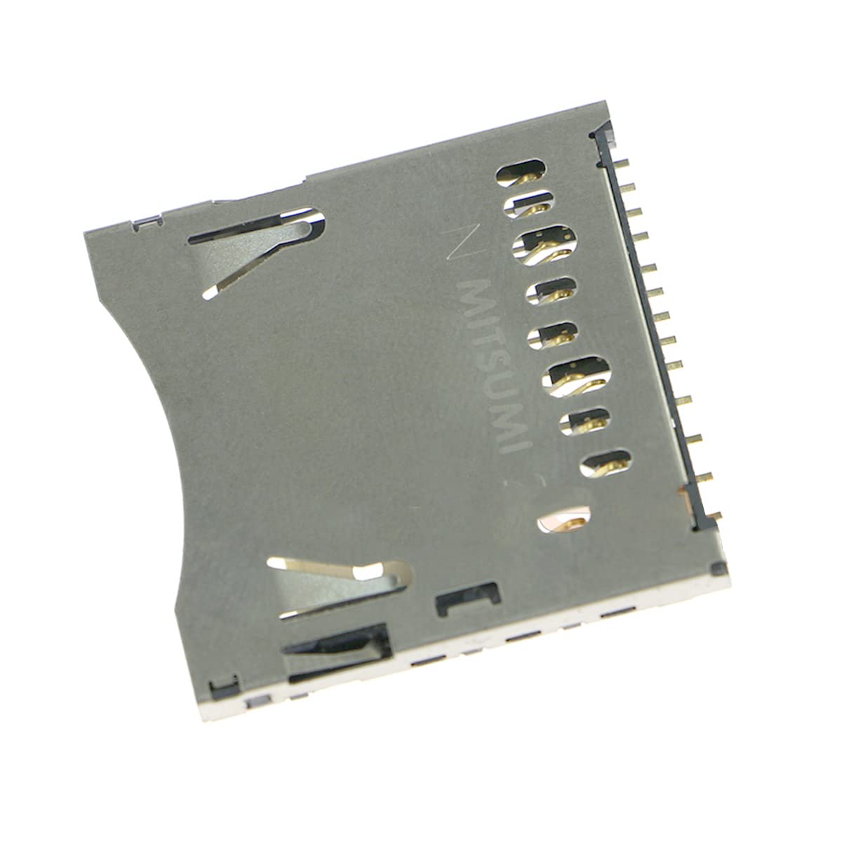 Photo 1 of Replacement Card Slot Socket SD Card Socket for Nintendo 3DS 2DS, PCB Mount SD Card Slot for 3DS 2DS Accessories Repair Parts
