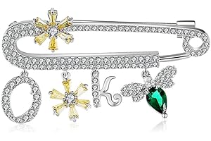 KILIPOL Brooch Pin, Sweater Dress Bag Fashion Jewelry Accessory Decor for Birthday Party Wedding Christmas Gift