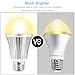 Motion Sensor Light Bulb, Witshine 12W Smart Bulb Dusk to Dawn LED Motion Sensor Light Bulbs, E26 Base Indoor Outdoor Light Bulbs Warm White 3200K for Wall Lighting Porch (Warm White ( Pack of 1 )