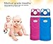 Kemier Collapsible Silicone Water Bottles-750ML,Medical Grade,BPA Free.Can Roll Up,26oz,Leak Proof Foldable Sports & Outdoor Water Bottles (Blue)