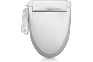 QUICK PARTS DELIVERY Tranquillus Essential - Electric Bidet Seat, Heated, Dryer, Adjustable Water/Air, Soft Close, ADA, Korean Made