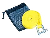 ATV Tow Strap with Shackle & Mesh Bag